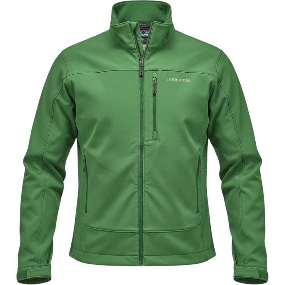 Patagonia Jacket Mens XL Adze Green Polartec Windbloc Softshell Zip Fleece Lined